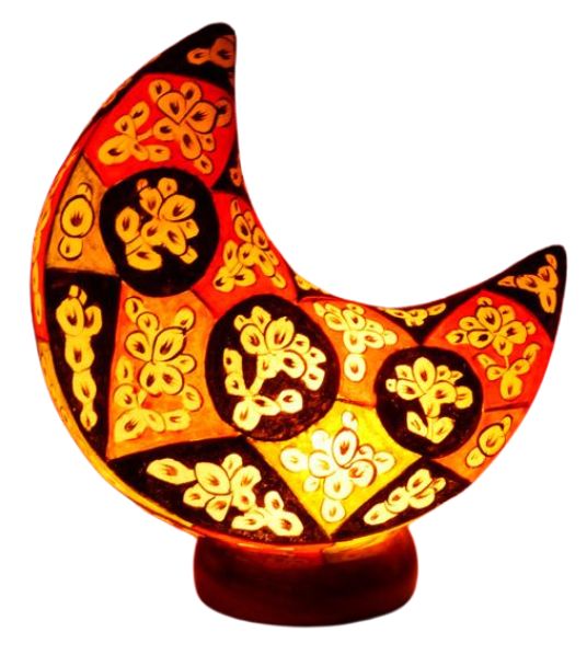 Lampe en peau de chameau